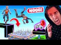 Springe auf NEON FELDER für LOOT in Fortnite Deathrun!