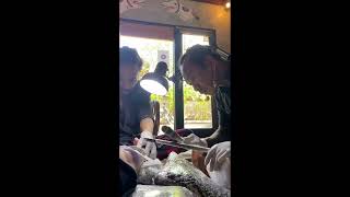 Jesse's Hand Tap Tattoo