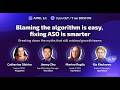 Blaming the algorithm is easy Fixing ASO is smarter