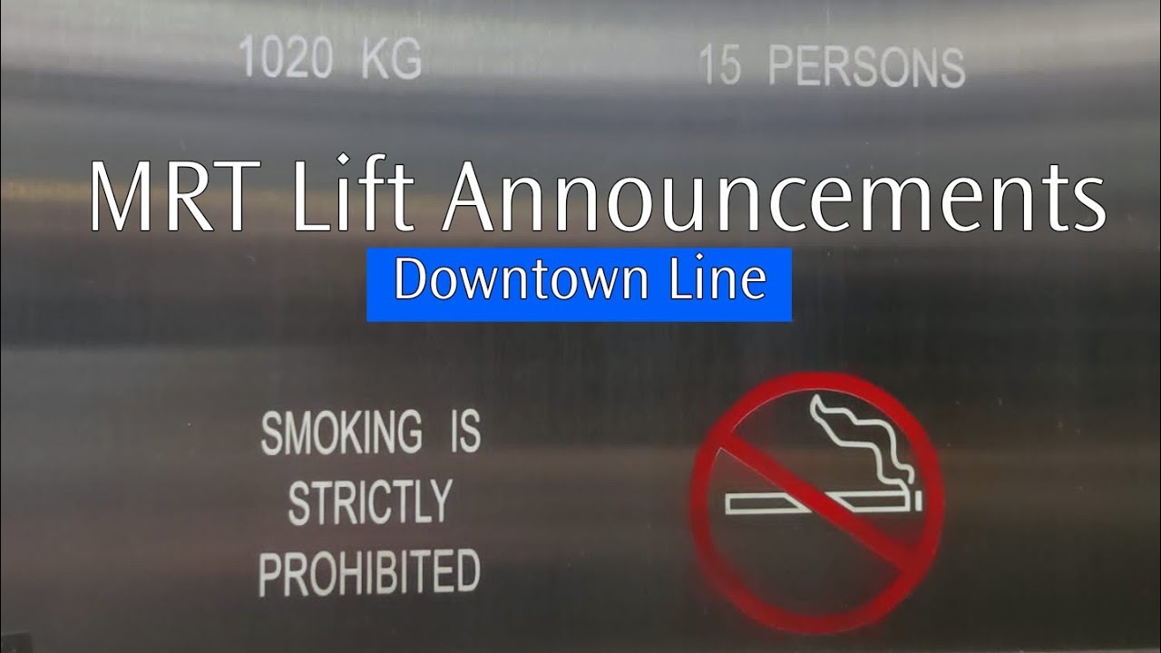 🚇 Downtown Line MRT Lift Announcements