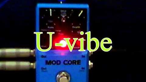 Demo of a NUX Mod Core pedal from Donner