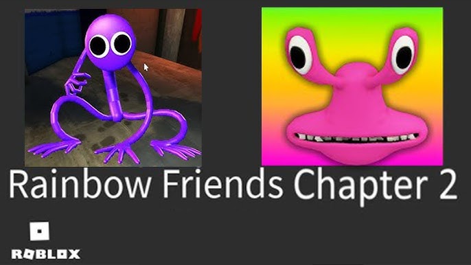 O MONSTRO ROXO SAIU DO DUTO E FOI REVELADO A VERDADEIRA FORMA DO ROXO DE  RAINBOW FRIENDS (Roblox) 