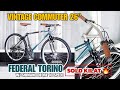 SOLD KILAT 🔥 Vintage Commuter 26" Federal Torino w/ Shimano Deore 10s Bullmoose Bar by Tustelo.bike