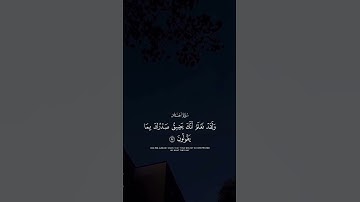 تلاوة جميلة للقارئ عبدالرحمن مسعد ولقد نعلم أنك يضيق صدرك بما يقولون ❤️🥺😭 #اكسبلور