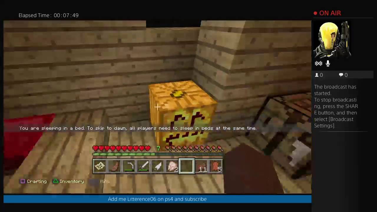 Minecraft ps4 let play LIVE stream - YouTube