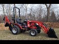 #136 RK 24 Subcompact Tractor With Loader & Backhoe Walk Around