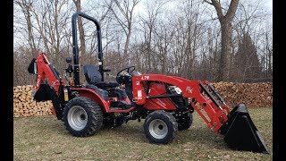 136 Rk 24 Subpact Tractor With Loader Backhoe Walk Around 