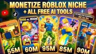 ALL FREE AI TOOLS For Viral Roblox Shorts 🤯 Veo 3 + Kling AI + Seedance 2 + Grok FULL Tutorial