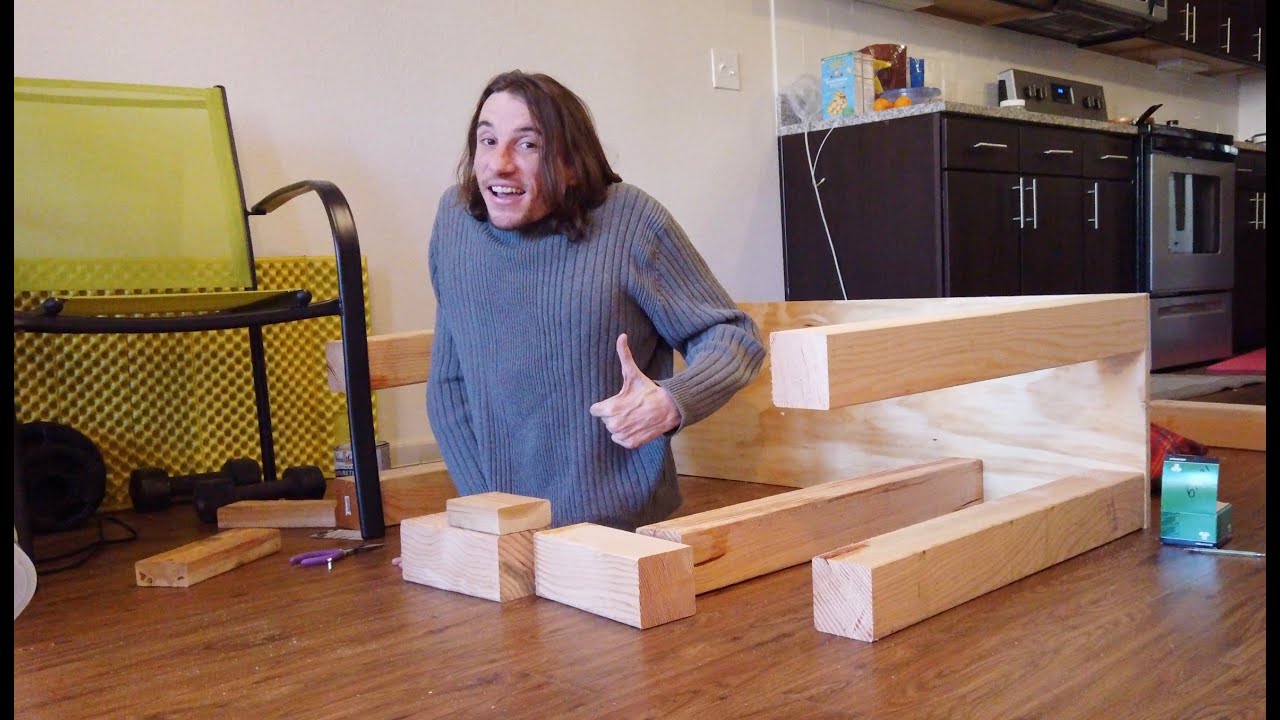 Legless guy modifies his kitchen (counter-height platform) [CC] - YouTube