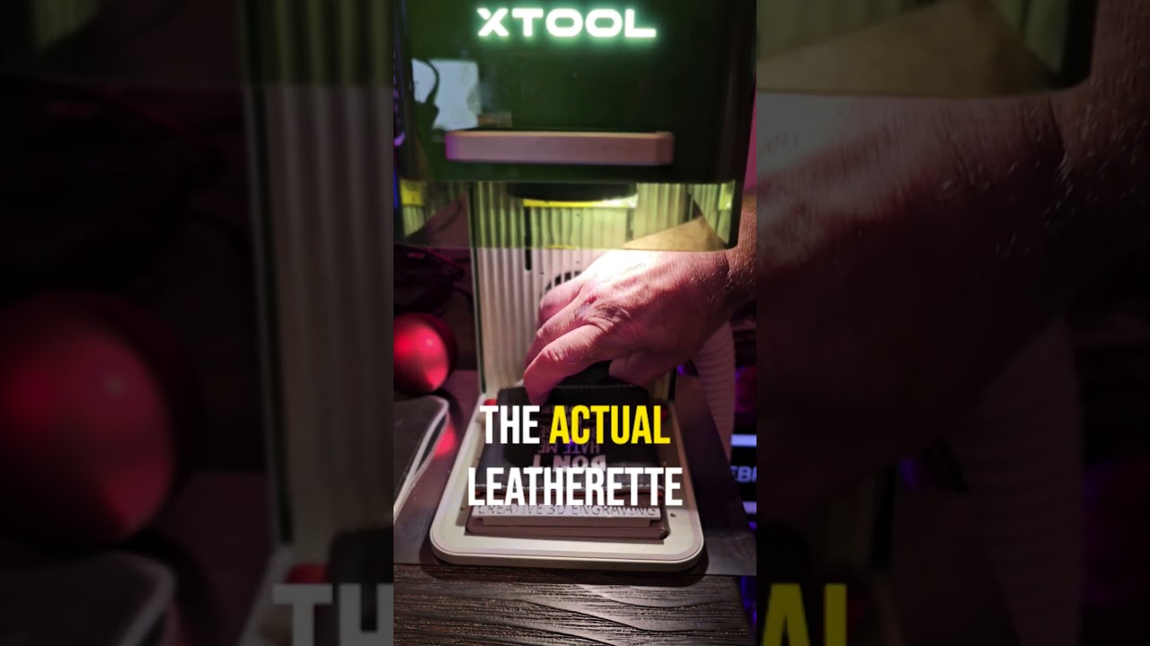 How to create a leather Koozie in 48 Seconds with the xTool F1