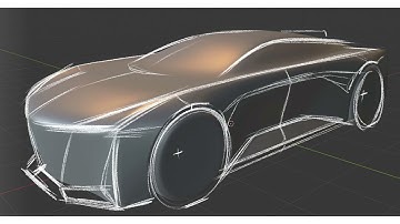 car sketch for modeling