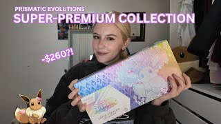 Opening Prismatic Evolutions Super-Premium Collection ♡