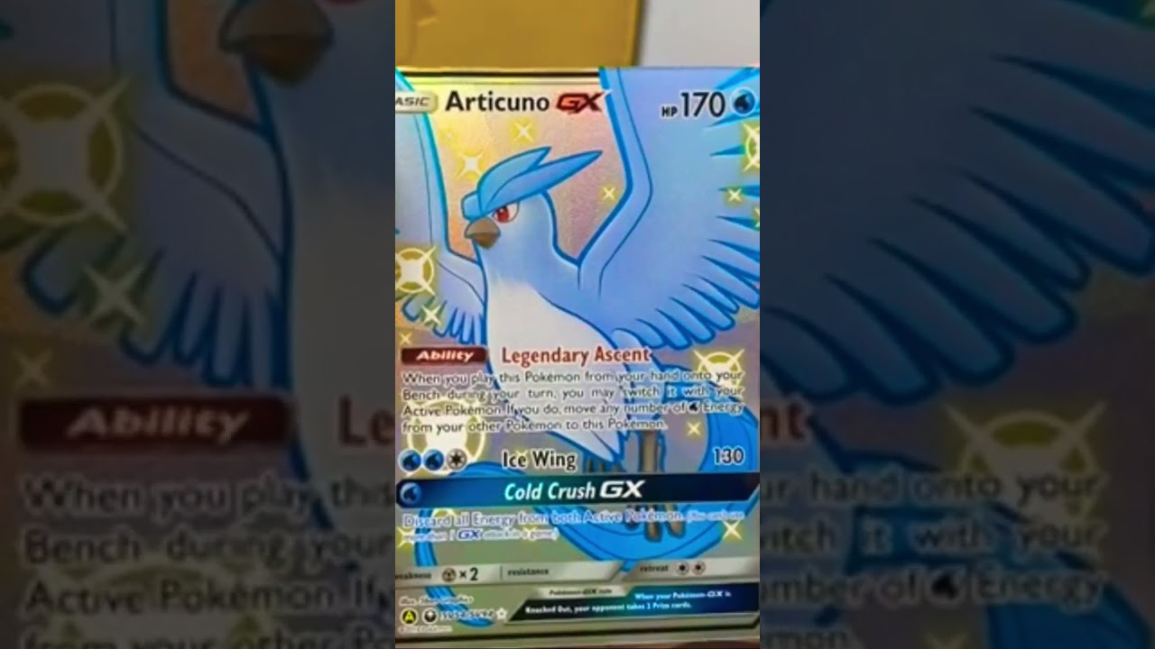 Hidden Fates Full Art Shiny Legendary GX Pull!!! 