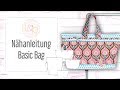 Nähanleitung lillesol Basic Bag - ein ganz einfache Tasche in 4 verschiedenen Größen nähen