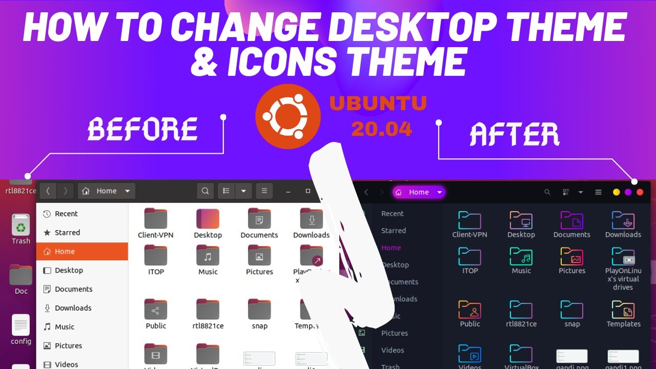 Some interesting Ubuntu themes and icons