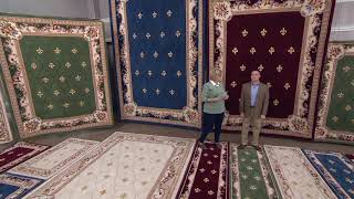 Royal Palace 25th Anniversary Fleur De Lis Wool Rug on QVC