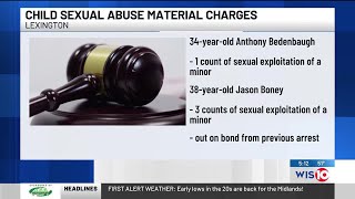 Lexington men arrested and charged with the sexual exploitation of minors