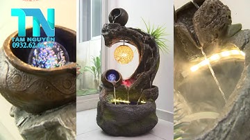 Thác nước phong thủy trong nhà ️- Mã số: TN02-305 | Bán thác nước phong thủy | Thác nước Tâm Nguyên