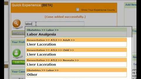 Resident Log Book Quick Experience How To