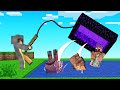 How To CATCH ANYTHING With OP FISHING RODS! (Minecraft)