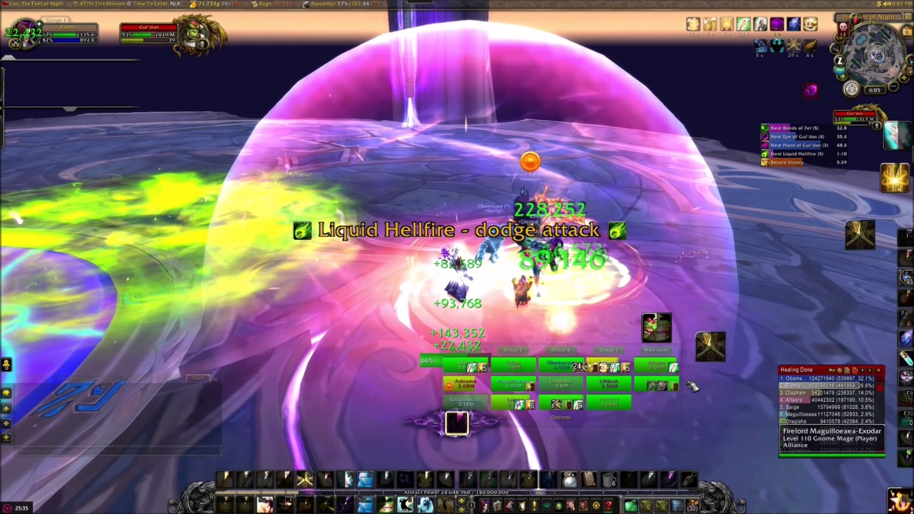 Gul'dan Heroic - Holy Priest Steam controller healing