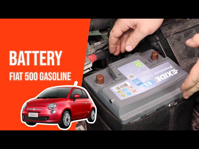 Comment changer la batterie Fiat 500 1.2 8V ?