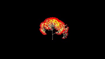 Procedural Tree Physics + wind simulation experiment
