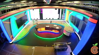 Alghad TV   Studio Build - By Giordano Design