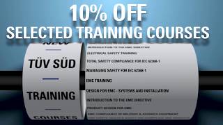 10% Off Selected TÜV SÜD UK Training Courses