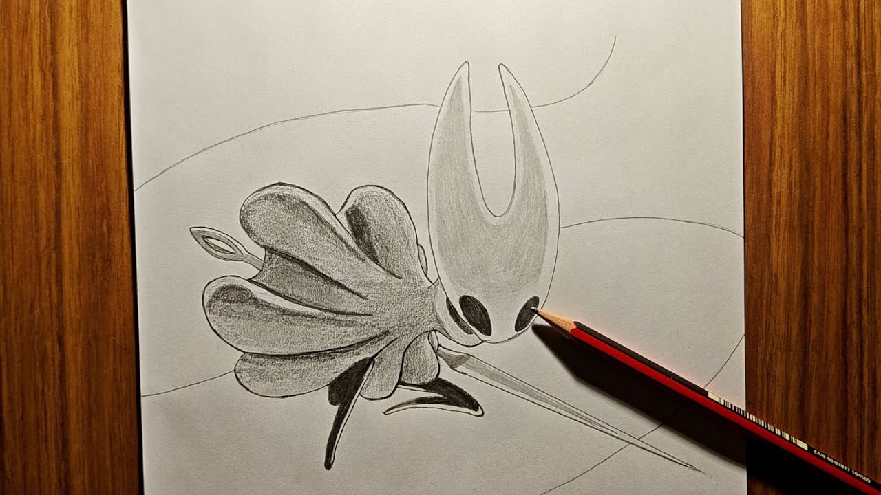 How To Draw Hornet Tutorial - Hollow Knight Silk Song