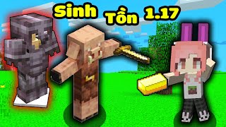 HEBI THỬ THÁCH SINH TỒN THẾ GIỚI 1.17  TẬP 7 TRONG MINECRAFT*HEBI CHẾ TẠO GIÁP NETHERIT