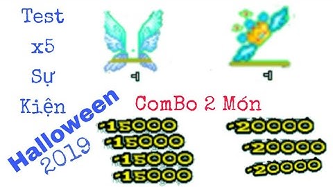 ComBo Cánh Thiên Sứ, VM Huyền Vũ [x5 Halloween 2019] Avatar 2D Teamobi