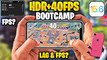 IPHONE XR iOS 15.6 BGMI/PUBG HDR+EXTREME BOOTCAMP TEST WITH FPS METER🔥| IPHONE XR FRAME DROP FIX?
