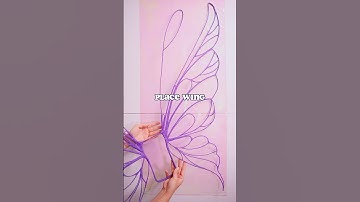 Make your own fairy wings! 🧚 Full tutorial on my channel!