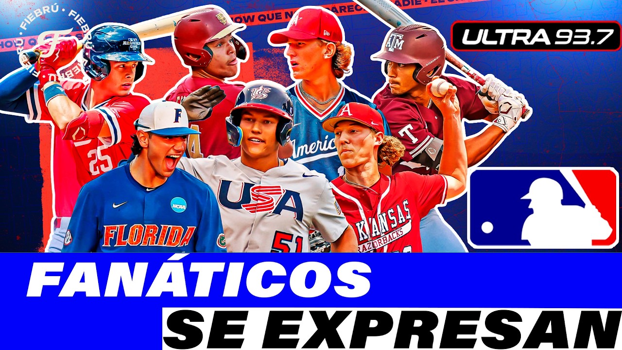 El pueblo habla: ¿Draft estilo MLB para RD? 🤔⚾