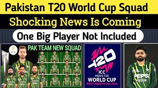 pakistan t20 world cup 2024 squad | Pak new opening pair for t20 world cup