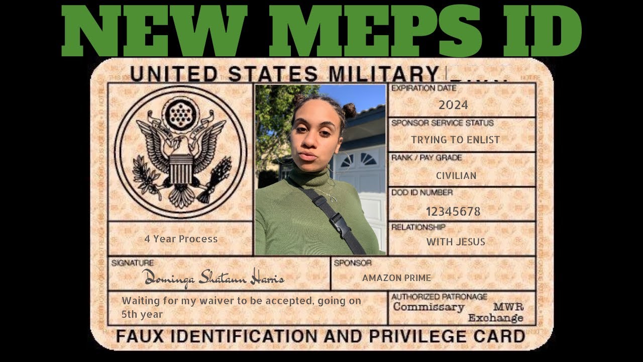 Went To My Recruiters Today | NEW MEPS ID | Air National Guard, Air Force  Reserves, Active duty AF - YouTube