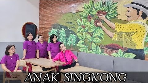 ANAK SINGKONG - line dance demo by Cool Ladies