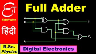🔴 FULL ADDER || Digital Electronics in Hindi for B.Sc.
