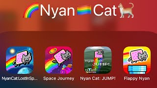 Nyan Cat Lost in Space - The Space Journey / Flappy Nyan & Nyan Cat Jump! ( iOS Nyan Cat Games) screenshot 1