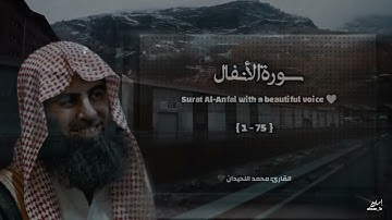 سورة الأنفال تلاوة خاشعة ❤️ القارئ محمد اللحيدان