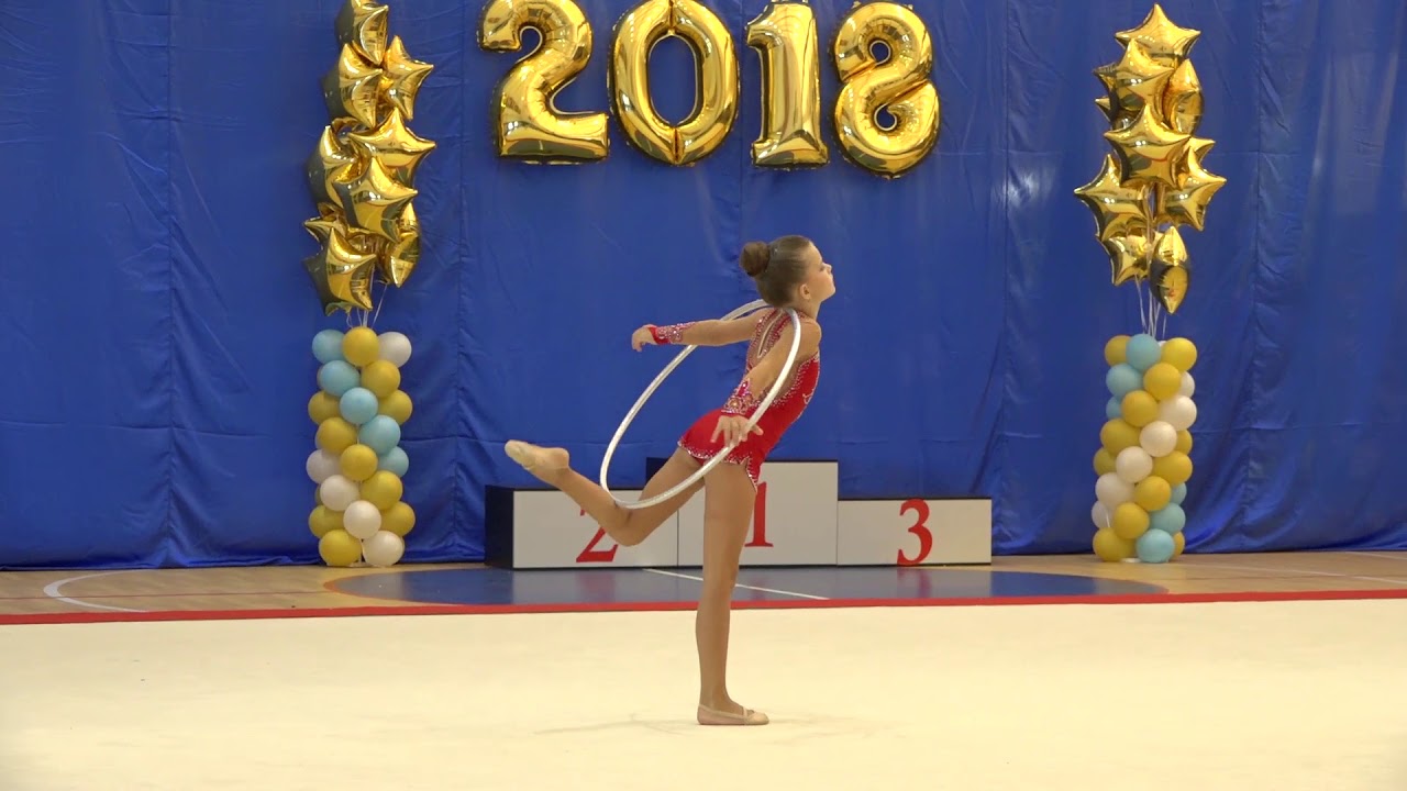 Шанина Анастасия 2009 обруч - YouTube