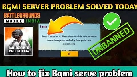 Bgmi Login Problem Solved ☺️| Bgmi Server Is Not Online Yet Fix #bgmi #pubg #viral