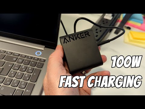 I use this Anker 100w Fast Charger for all our Macs and PCs!