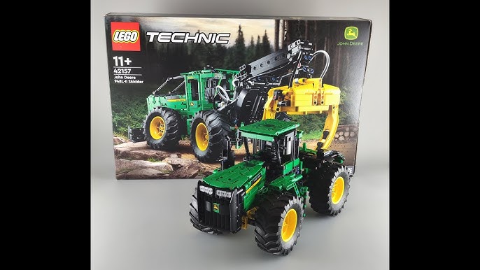 Lego Technic John Deere 8RX 410 with mower combination! - A #42131  alternate build 