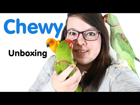 Unboxing Our FIRST Chewy Order!! (Parrot Supplies) Unboxing Our FIRST Chewy Order!! (Parrot Supplies)