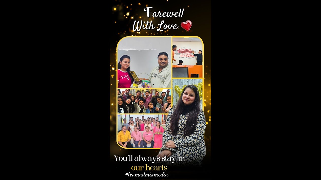 Office Farewell Video | Emotional Goodbye Moments at Admix Media 💔 ...