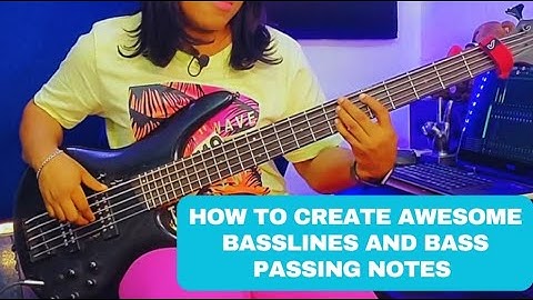 How to create awesome basslines and bass passing notes | know the secret