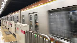 東京メトロ10000系10134F日吉駅通過