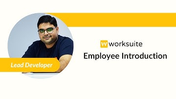 Lead developer uses Worksuite | Employee intro